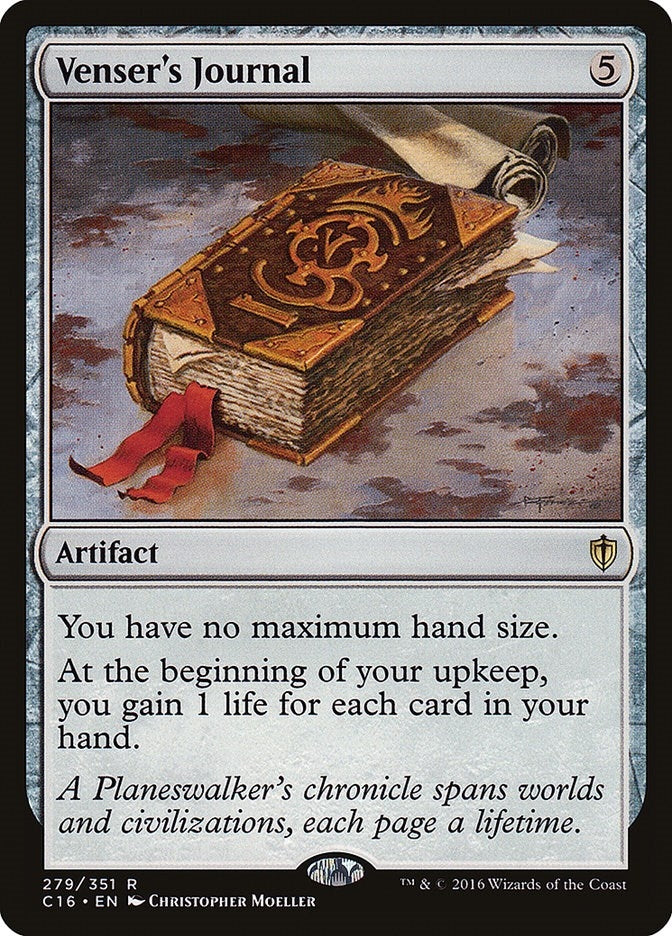 Image for Venser's Journal (279) (C16) - Magic: The Gathering