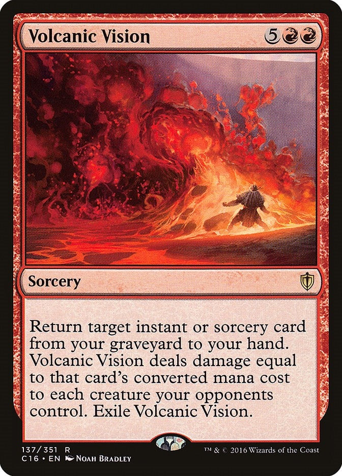 Image for Volcanic Vision (137) (C16) - Magic: The Gathering