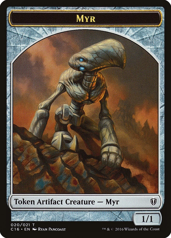Image for Myr // Bird (002) Double-Sided Token (20 // 2) (C16) - Magic: The Gathering