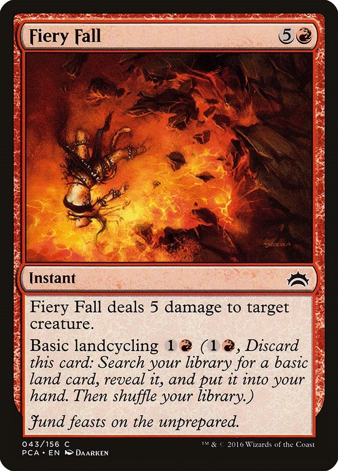 Image for Fiery Fall (43) (PCA) - Magic: The Gathering
