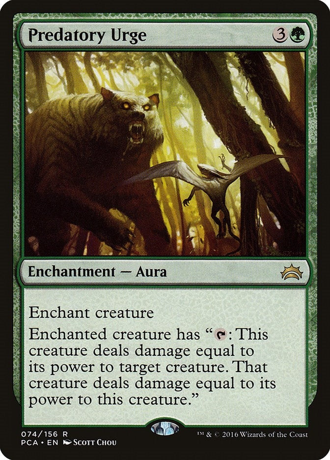 Image for Predatory Urge (74) (PCA) - Magic: The Gathering