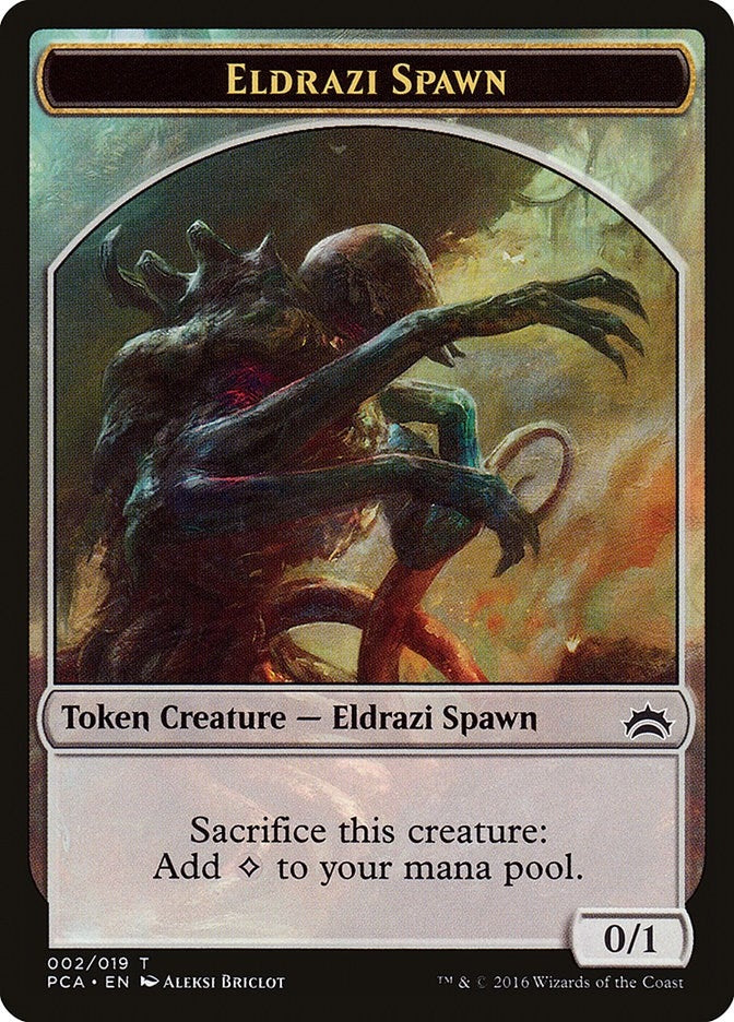 Eldrazi Spawn (002) // Eldrazi Double-Sided Token (2 // 1) (PCA)