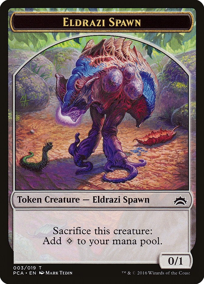 Eldrazi Spawn (003) // Eldrazi Double-Sided Token (3 // 1) (PCA)
