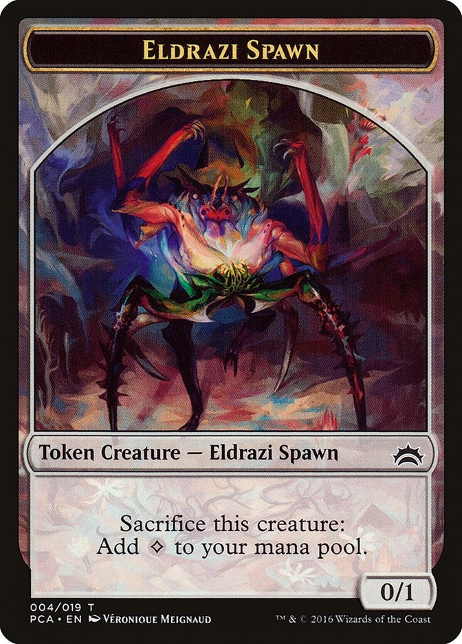 Eldrazi Spawn (004) // Eldrazi Double-Sided Token (4 // 1) (PCA)