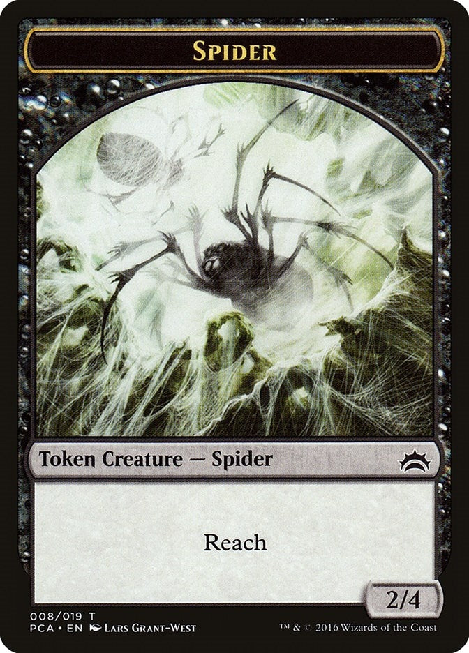 Spider // Saproling Double-Sided Token (8 // 19) (PCA)