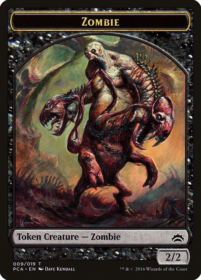 Zombie // Hellion Double-Sided Token (9 // 12) (PCA)