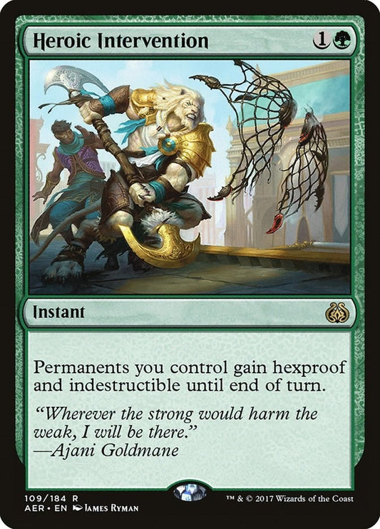 Image for Heroic Intervention (109) (AER) - Magic: The Gathering