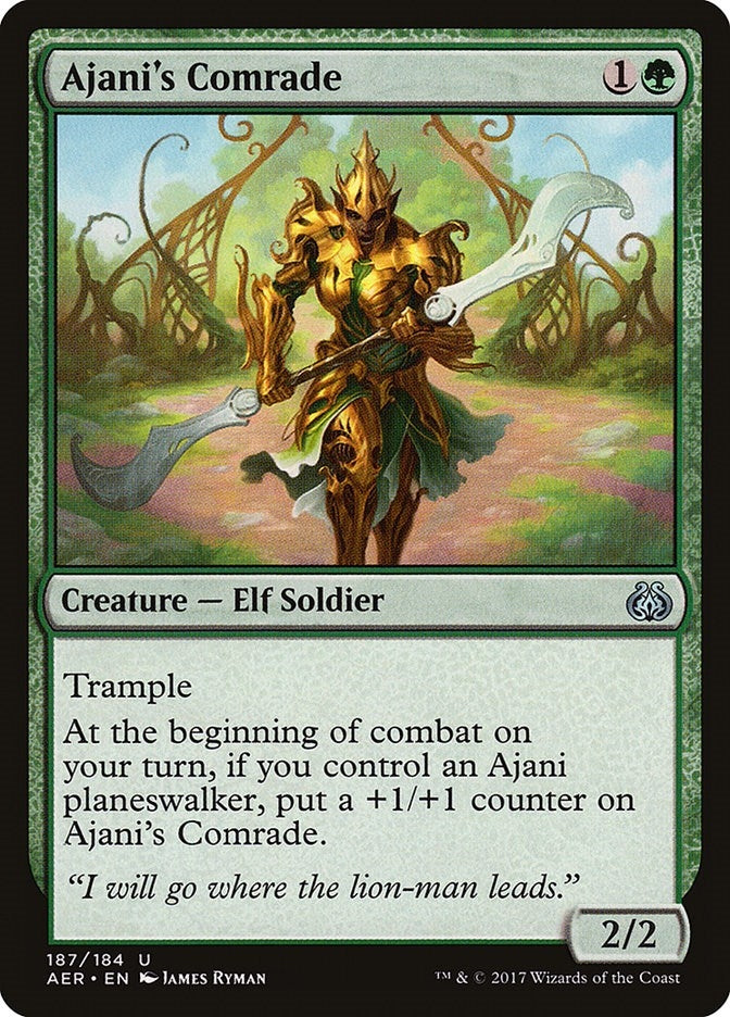 Ajani's Comrade (187) (AER)