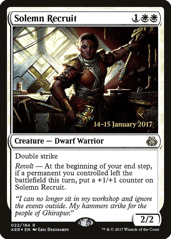 Solemn Recruit (22) (PRE)