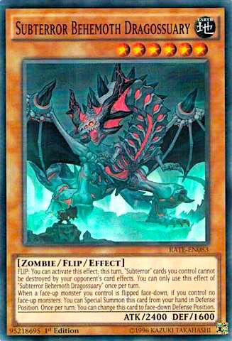 Subterror Behemoth Dragossuary (RATE-EN083) (RATE)