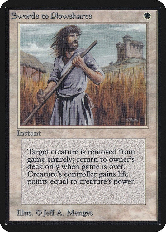 Image for Swords to Plowshares (LEA) - Magic: The Gathering