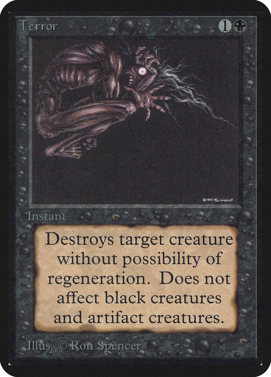 Image for Terror (LEA) - Magic: The Gathering