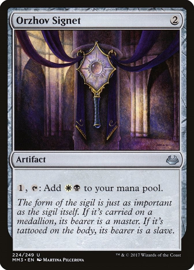 Orzhov Signet (224) (MM3)