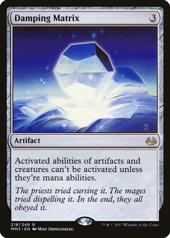 Damping Matrix (218) (MM3)