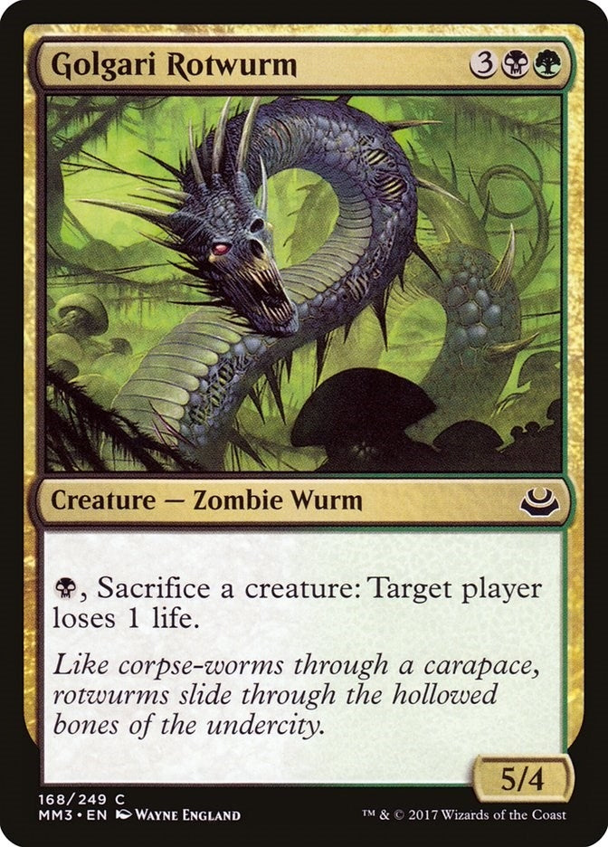 Golgari Rotwurm (168) (MM3)