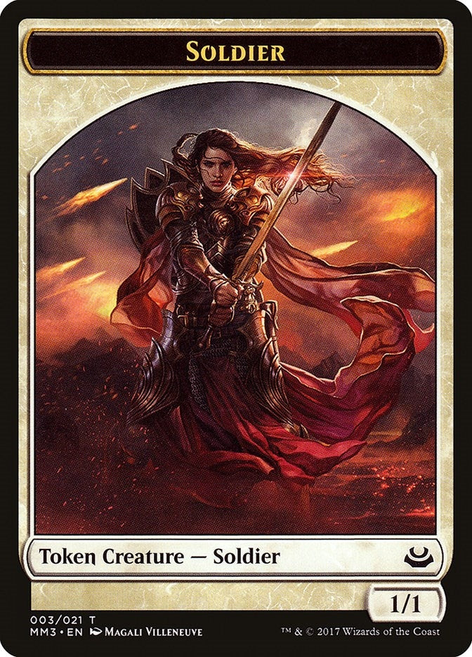 Soldier Token (003) (3) (MM3)