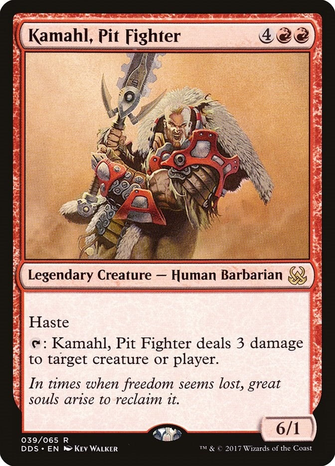 Kamahl, Pit Fighter (39) (DDS)