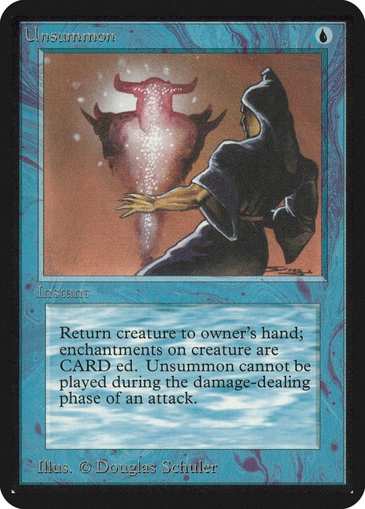 Image for Unsummon (LEA) - Magic: The Gathering