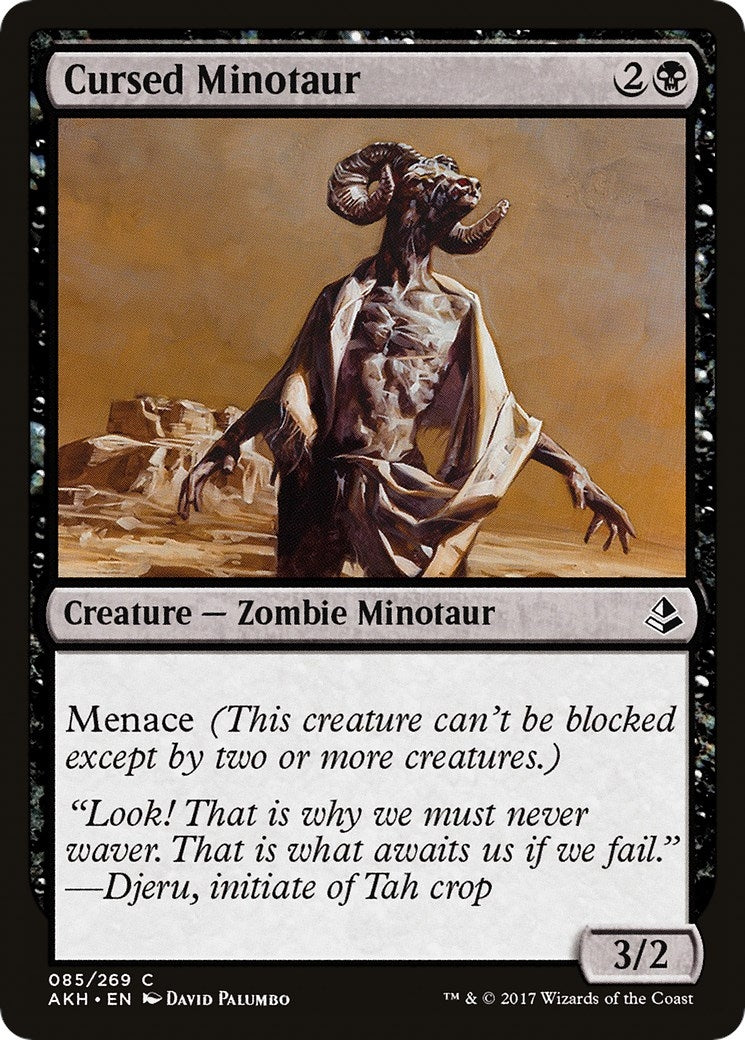 Cursed Minotaur (85) (AKH)