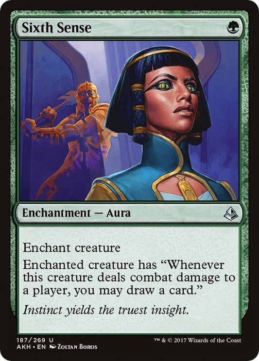 Image for Sixth Sense (187) (AKH) - Magic: The Gathering