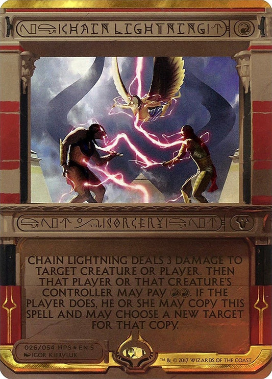 Image for Chain Lightning (26) (MPS2) - Magic: The Gathering