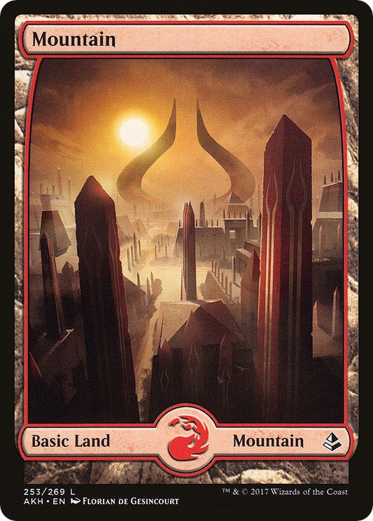 Image for Mountain (253) - Full Art (253) (AKH) - Magic: The Gathering