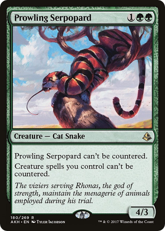 Image for Prowling Serpopard (180) (AKH) - Magic: The Gathering