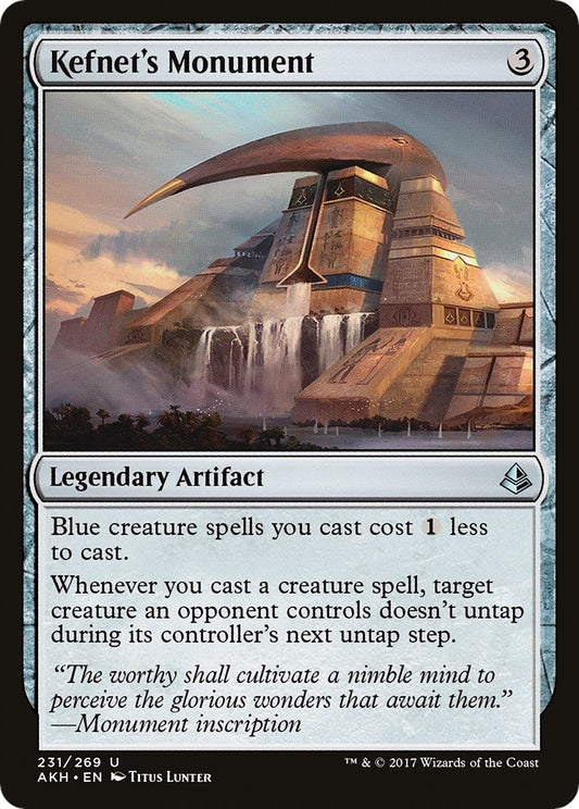 Image for Kefnet's Monument (231) (AKH) - Magic: The Gathering