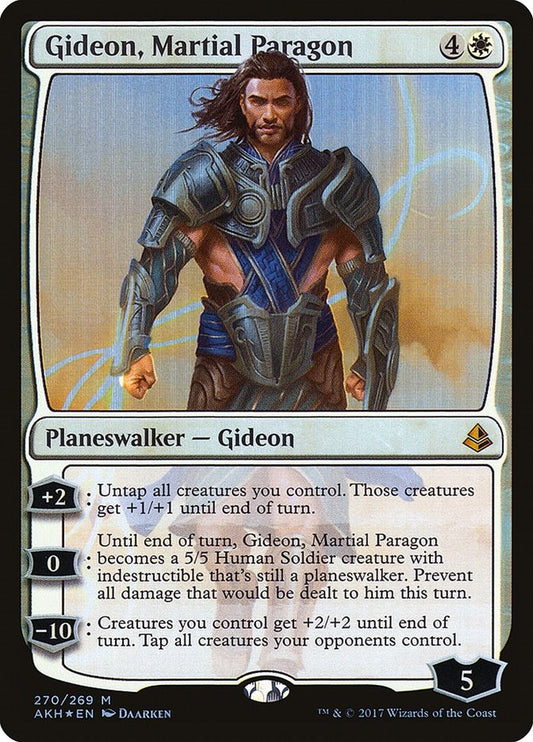 Image for Gideon, Martial Paragon (270) (AKH) - Magic: The Gathering