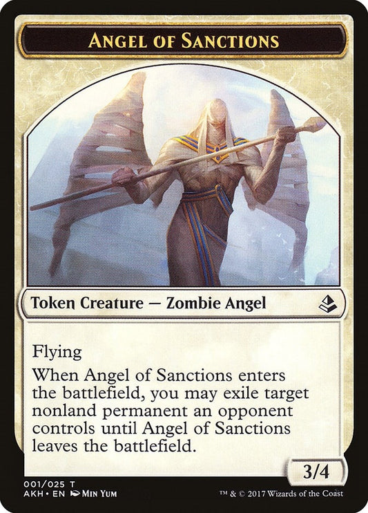 Image for Angel of Sanctions Token (1) (AKH) - Magic: The Gathering