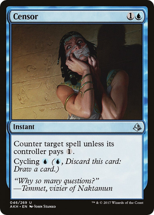 Image for Censor (46) (AKH) - Magic: The Gathering