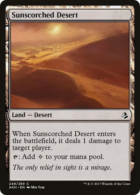 Image for Sunscorched Desert (249) (AKH) - Magic: The Gathering