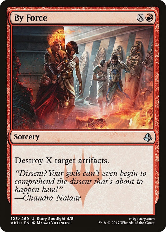 Image for By Force (123) (AKH) - Magic: The Gathering