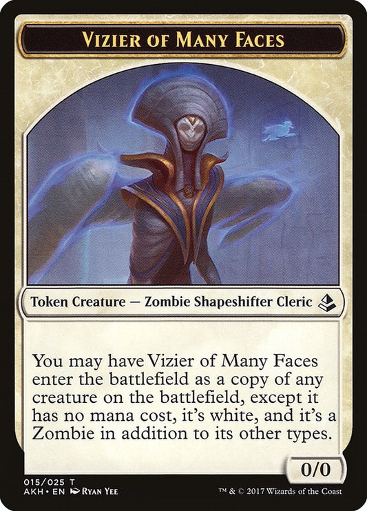 Image for Vizier of Many Faces Token (15) (AKH) - Magic: The Gathering