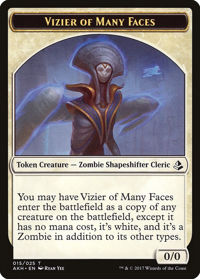 Vizier of Many Faces Token (15) (AKH)