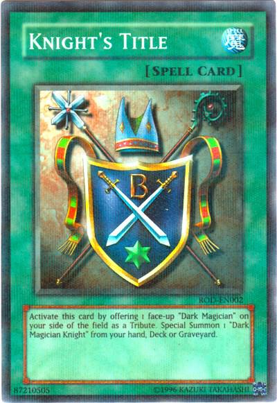 Knight's Title (Reshef of Destruction) (Super Rare) (ROD-EN002) (VDP)