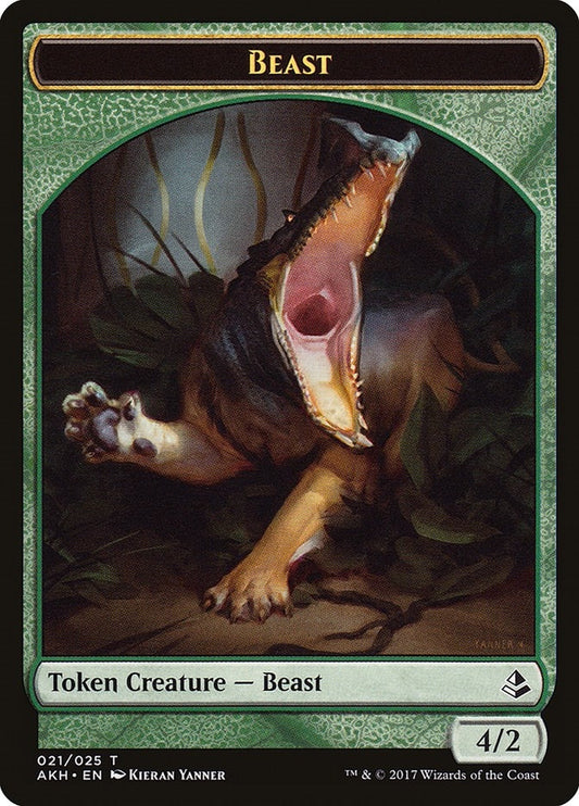 Image for Beast Token (21) (AKH) - Magic: The Gathering