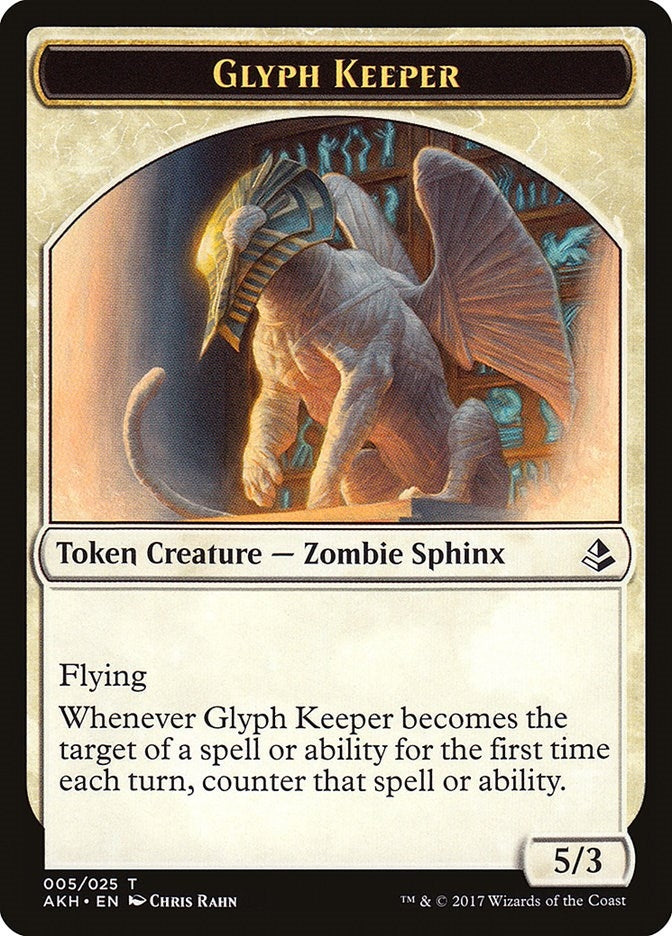 Glyph Keeper Token (5) (AKH)