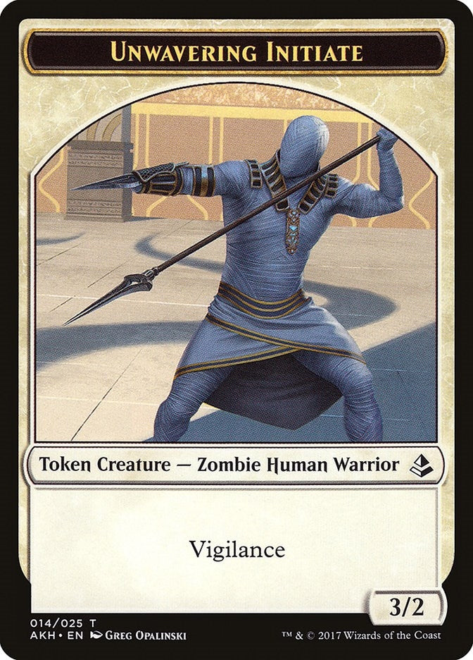Unwavering Initiate Token (14) (AKH)
