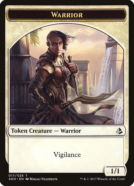Image for Warrior Token (17) (AKH) - Magic: The Gathering