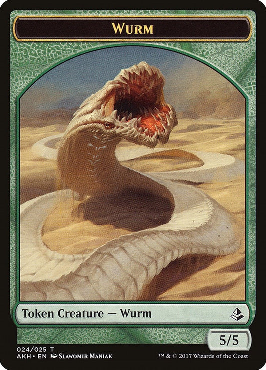 Image for Wurm Token (24) (AKH) - Magic: The Gathering