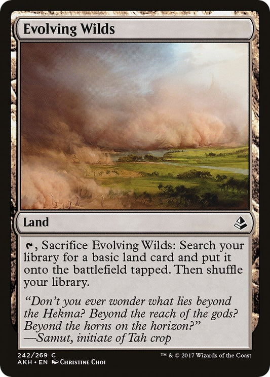 Image for Evolving Wilds (242) (AKH) - Magic: The Gathering
