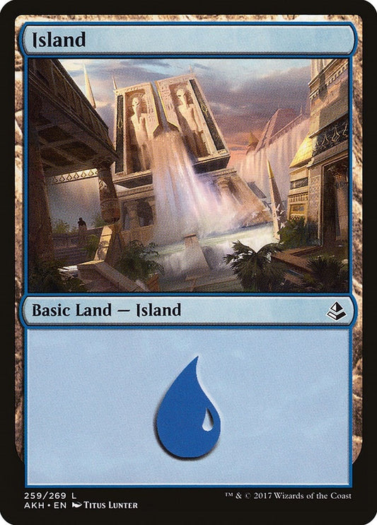 Image for Island (259) (259) (AKH) - Magic: The Gathering