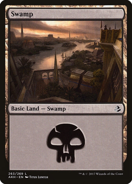 Image for Swamp (263) (263) (AKH) - Magic: The Gathering