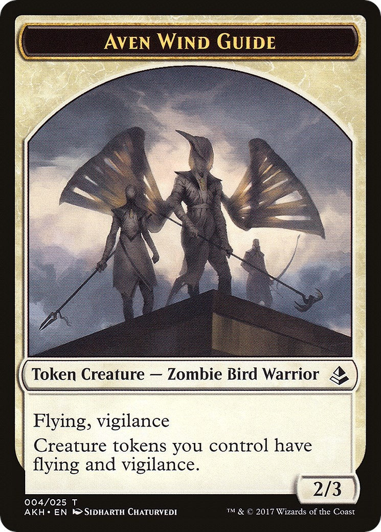 Aven Wind Guide // Hippo Double-Sided Token (4 // 22) (AKH)