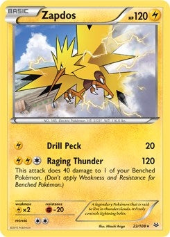 Zapdos - 23/108 (XY Roaring Skies) (023/108) (PR)