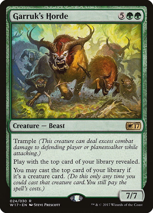 Image for Garruk's Horde (24) (W17) - Magic: The Gathering