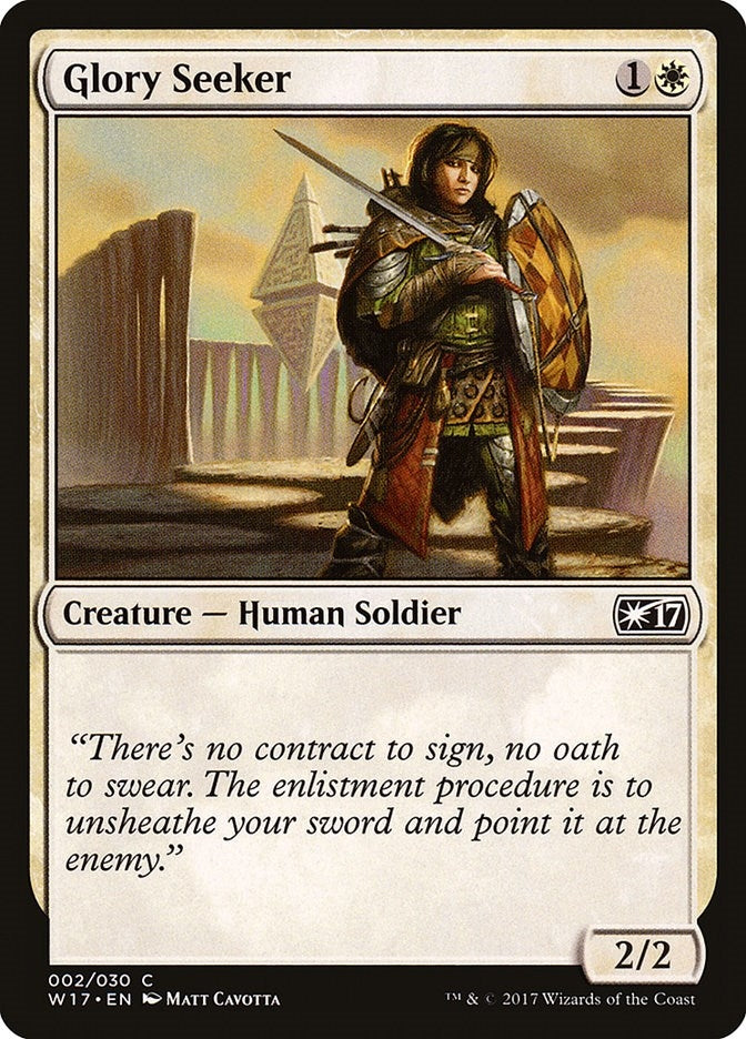 Image for Glory Seeker (2) (W17) - Magic: The Gathering