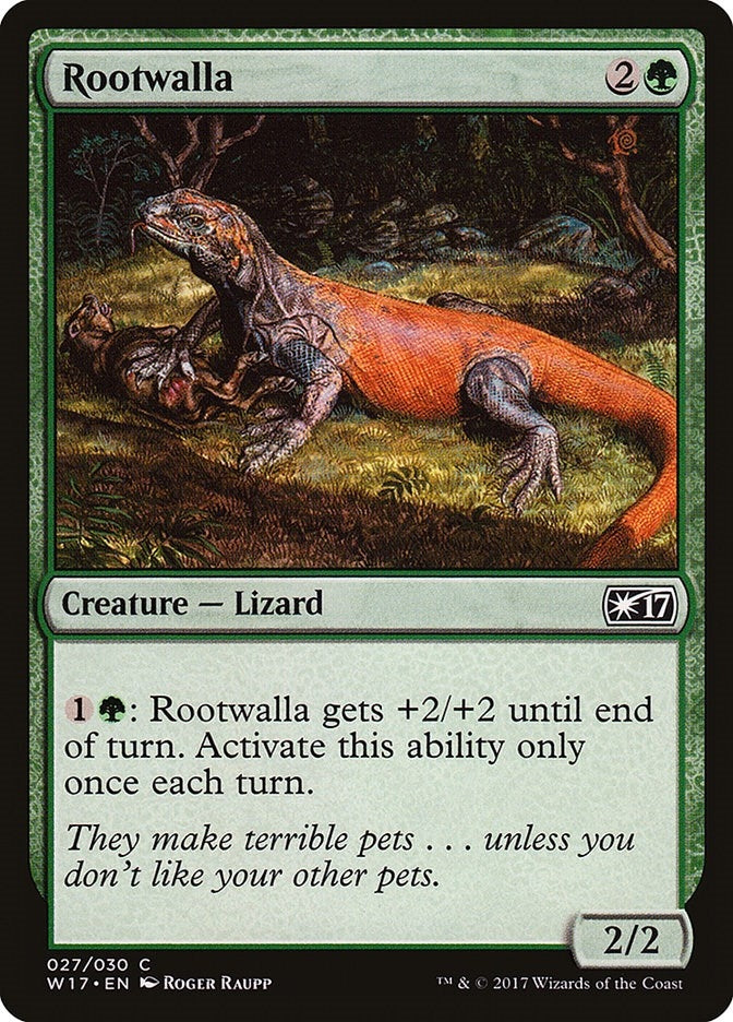 Image for Rootwalla (27) (W17) - Magic: The Gathering