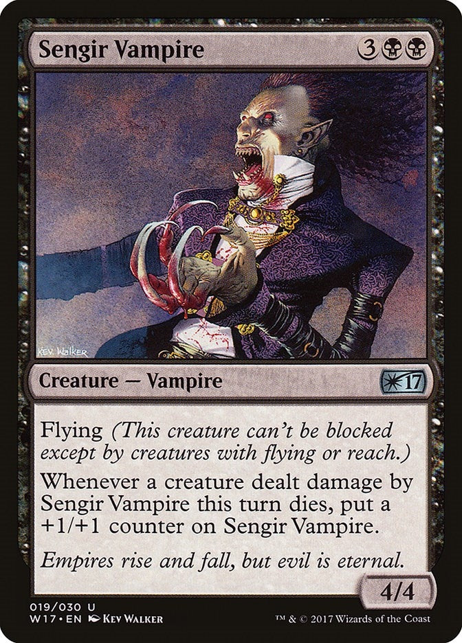 Image for Sengir Vampire (19) (W17) - Magic: The Gathering